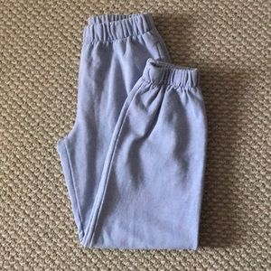 light blue brandy sweats